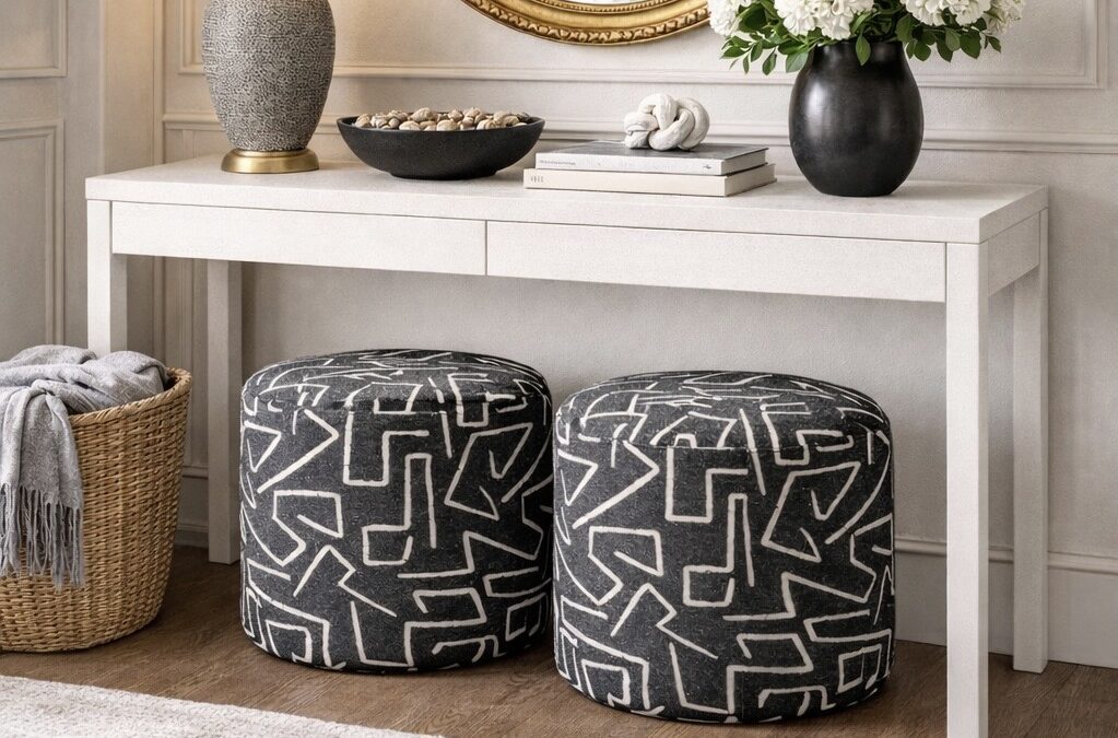 Abstract stool｜BLACK